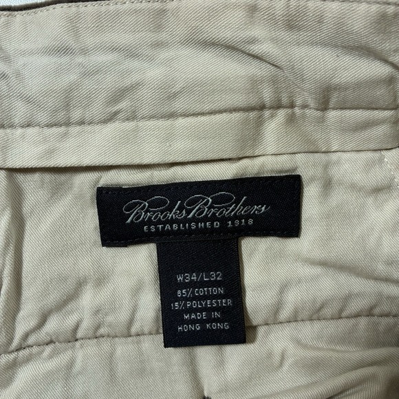 Vintage Brooks Brothers Corduroy Pants 33x29 Brown Relaxed 90s Old Money (34x32) - Picture 4 of 10